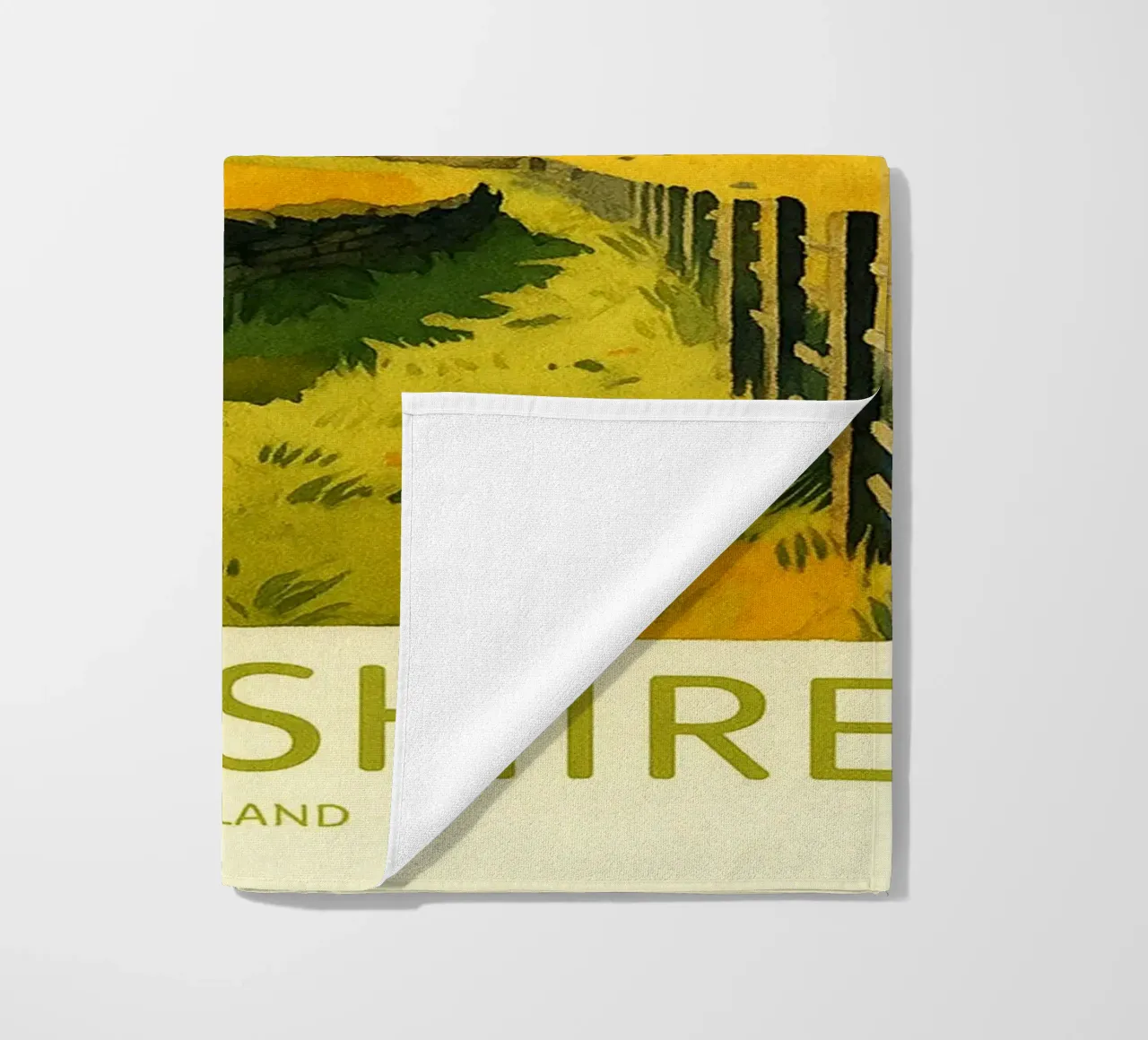 yorkshire inghilterra pittura acquerello telo mare da lilly