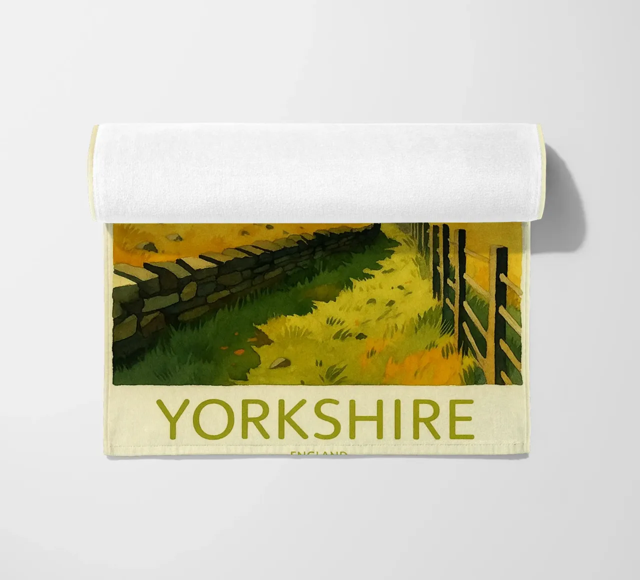 yorkshire inghilterra pittura acquerello telo mare da lilly