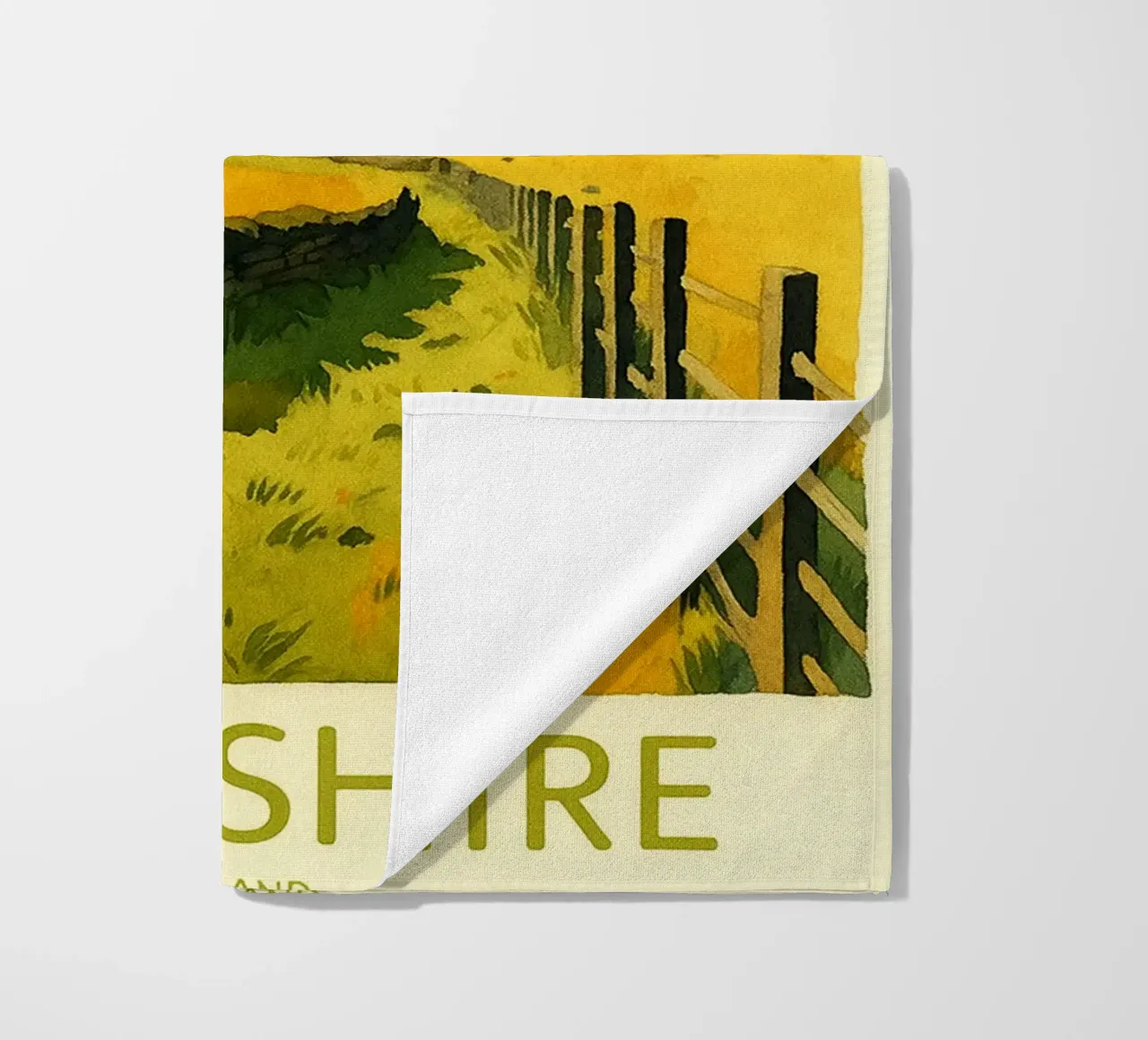 yorkshire inghilterra pittura acquerello telo mare da lilly