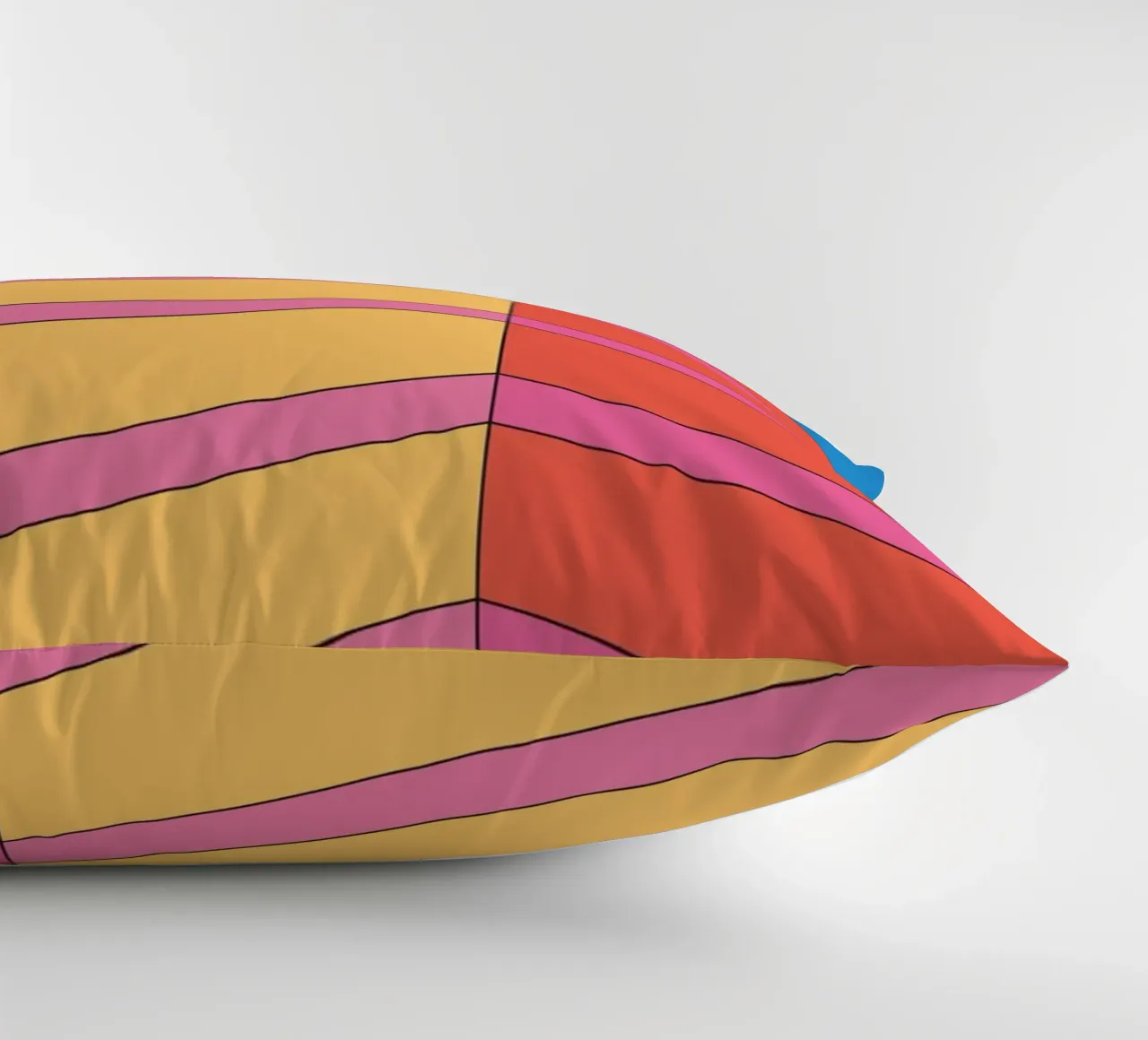 Prospettiva edificio audacemente retrò cuscino da Retro Boy Art