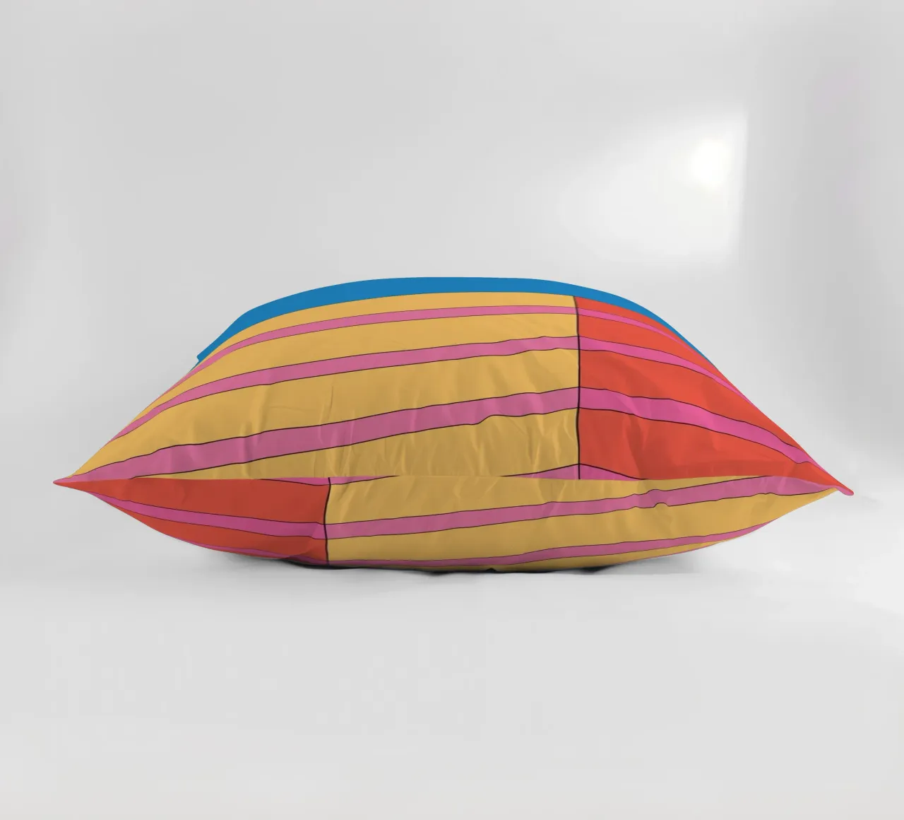 Prospettiva edificio audacemente retrò cuscino da Retro Boy Art