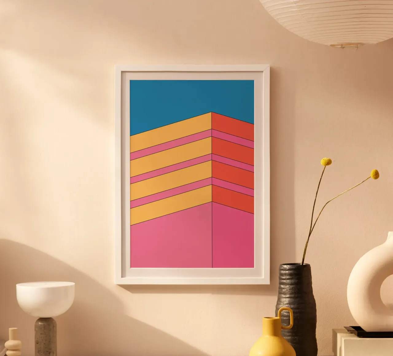 Prospettiva edificio audacemente retrò poster da Retro Boy Art