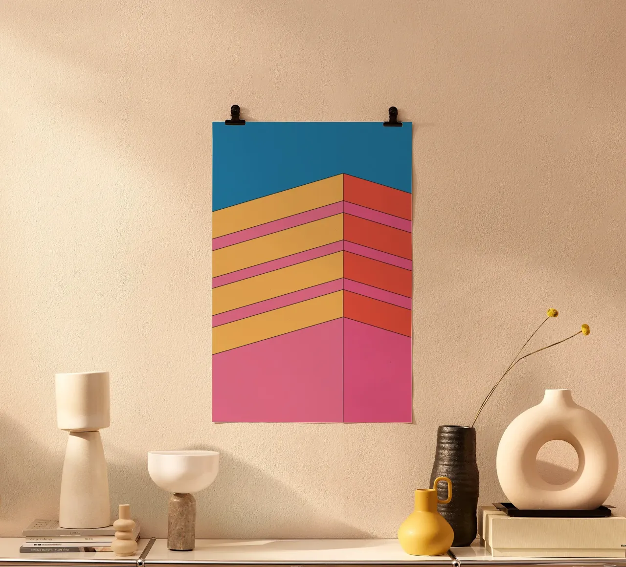 Prospettiva edificio audacemente retrò poster da Retro Boy Art