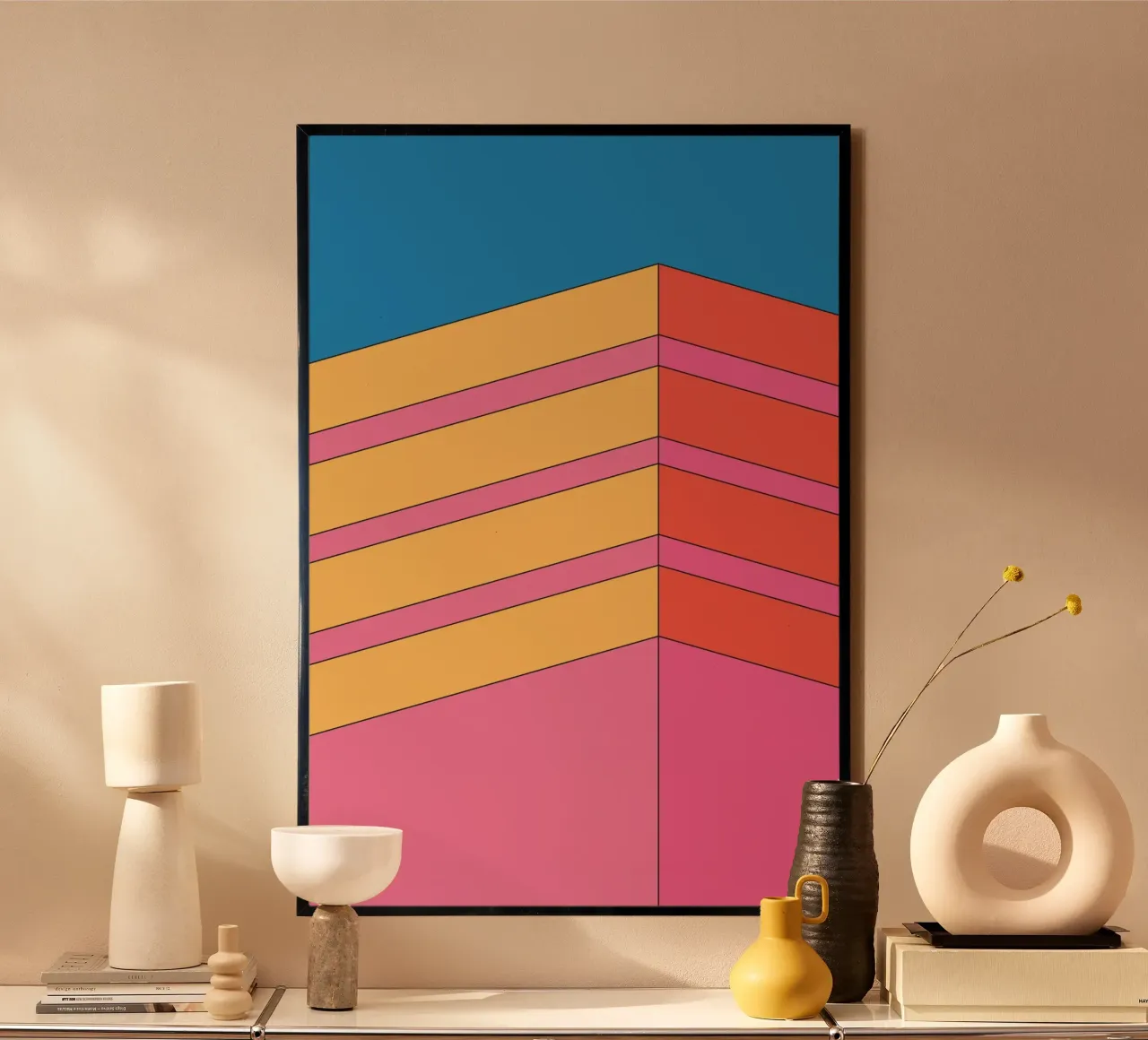 Prospettiva edificio audacemente retrò poster da Retro Boy Art