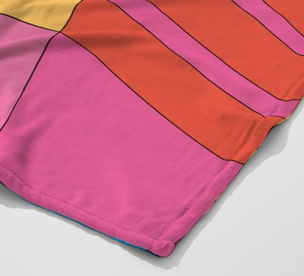 Prospettiva edificio audacemente retrò coperta in pile da Retro Boy Art