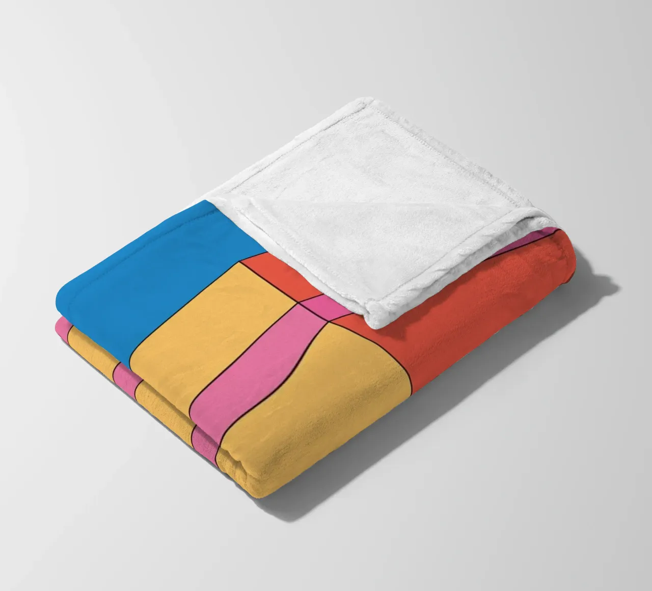 Prospettiva edificio audacemente retrò coperta in pile da Retro Boy Art