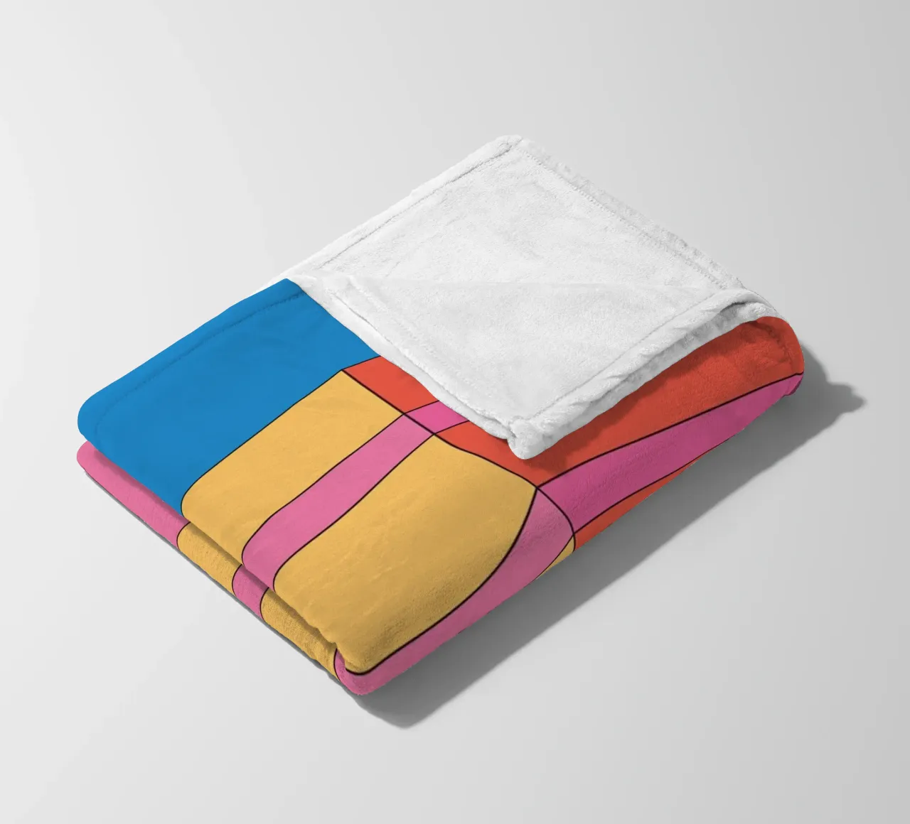 Prospettiva edificio audacemente retrò coperta in pile da Retro Boy Art