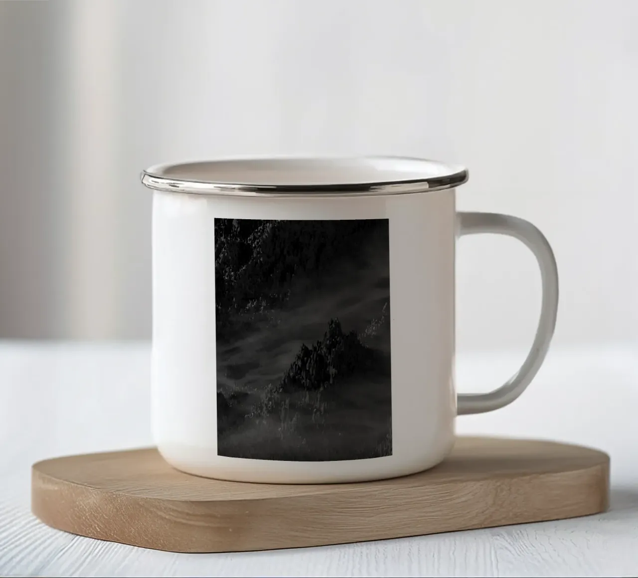 carbon mountain tazza in smalto da Fost