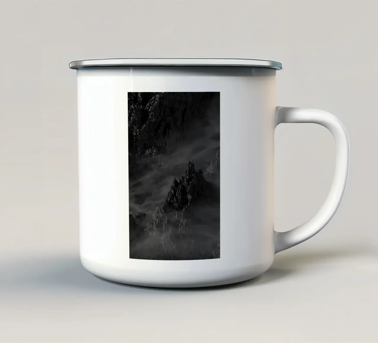 carbon mountain tazza in smalto da Fost