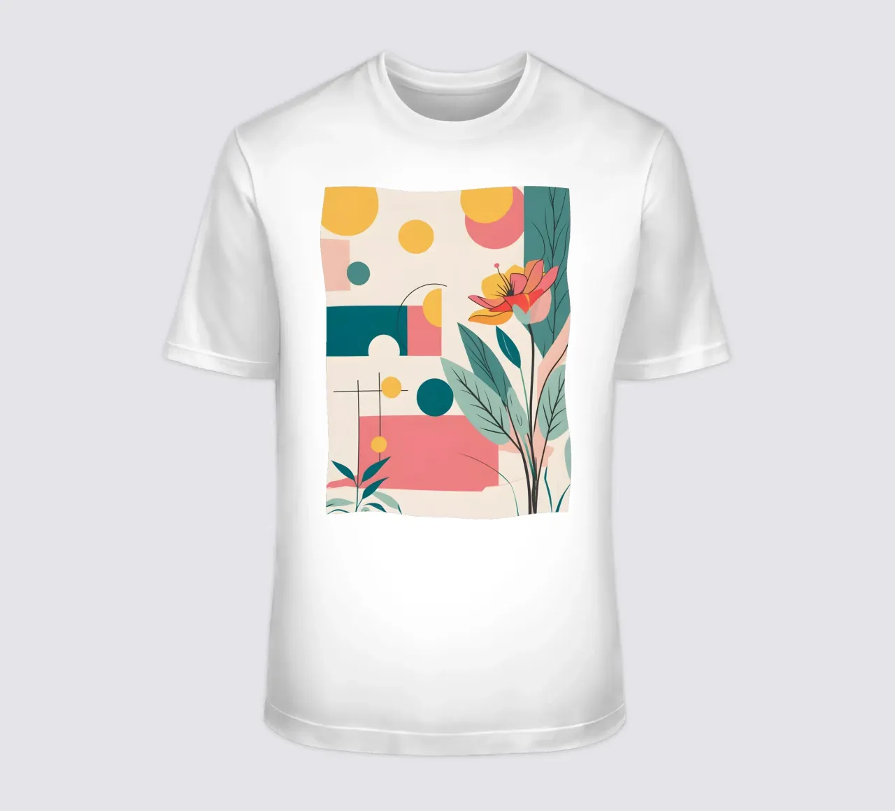pop art e piante t-shirt da Botanical Gallery