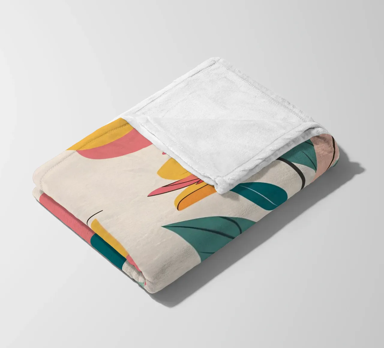pop art e piante coperta in pile da Botanical Gallery