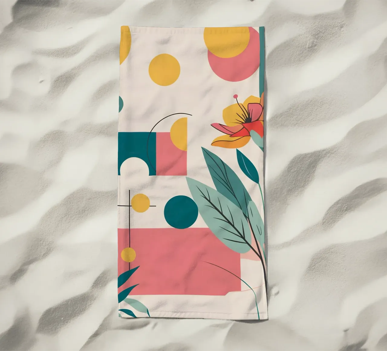 pop art e piante telo mare da Botanical Gallery