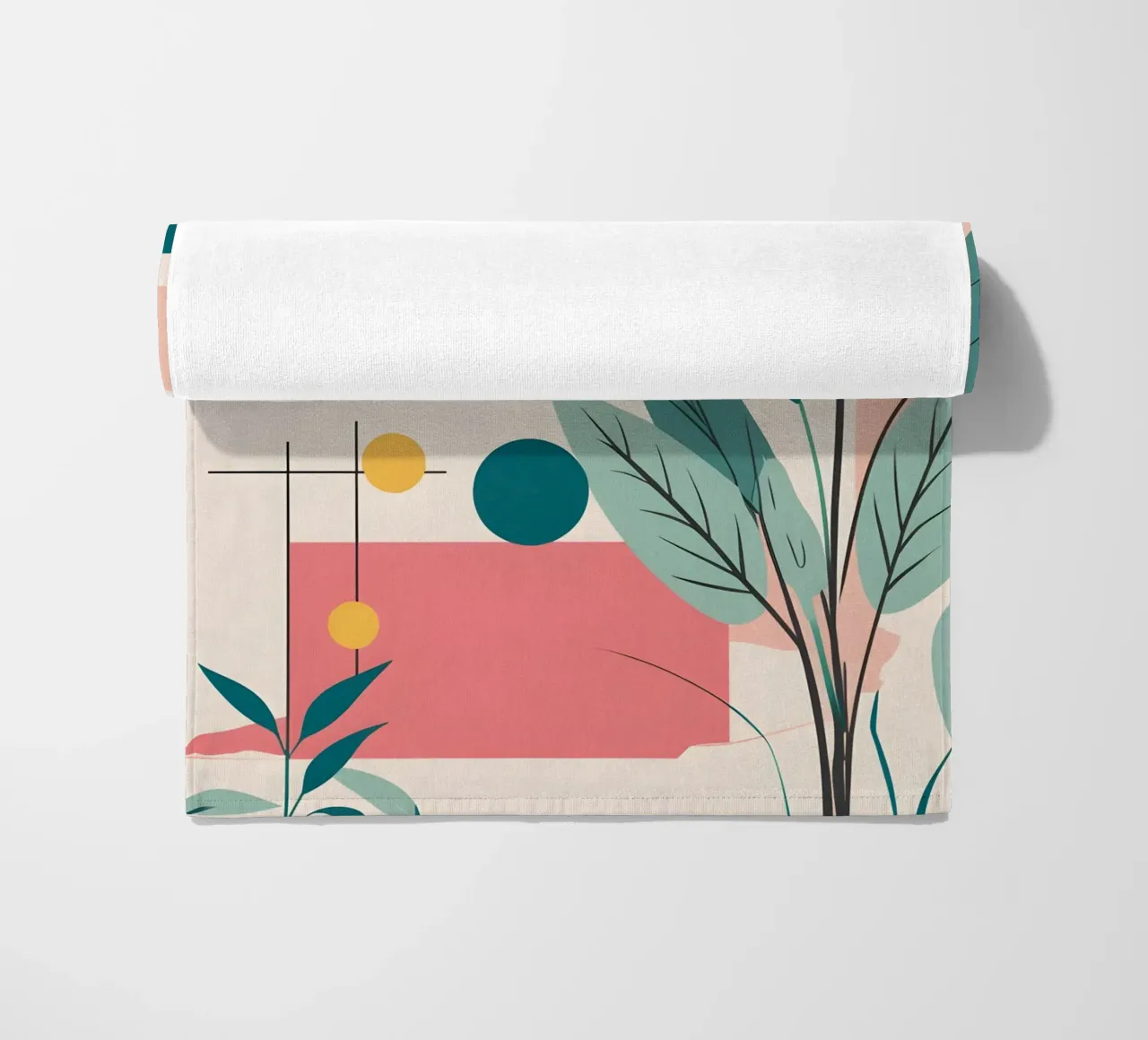 pop art e piante telo mare da Botanical Gallery