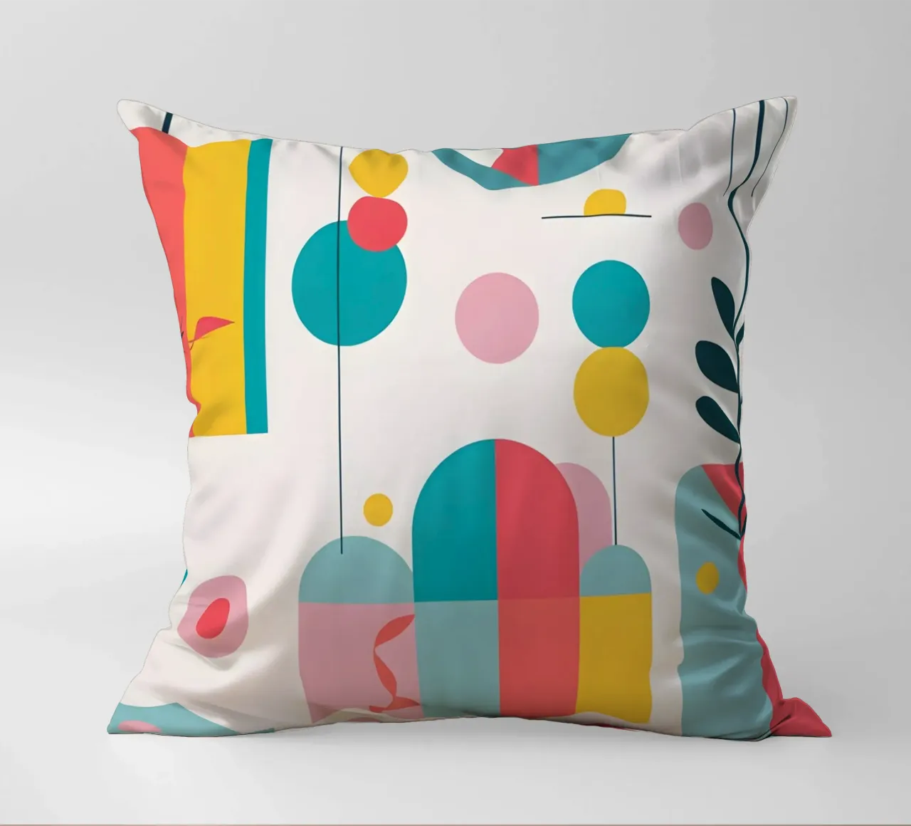 pop art e piante cuscino da Botanical Gallery