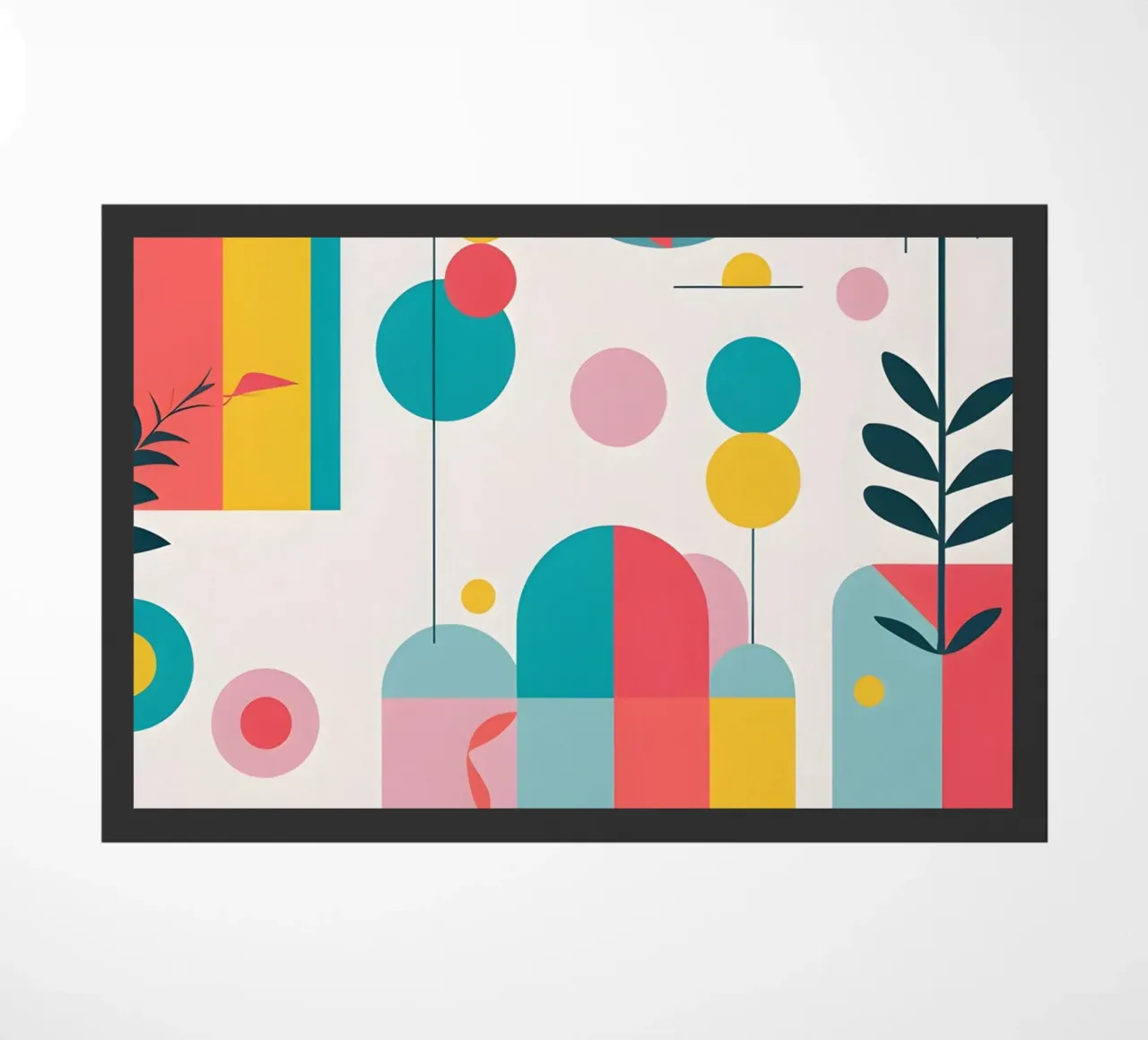 pop art e piante zerbino da Botanical Gallery