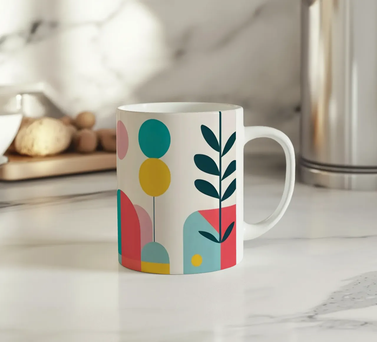 pop art e piante tazza in ceramica da Botanical Gallery