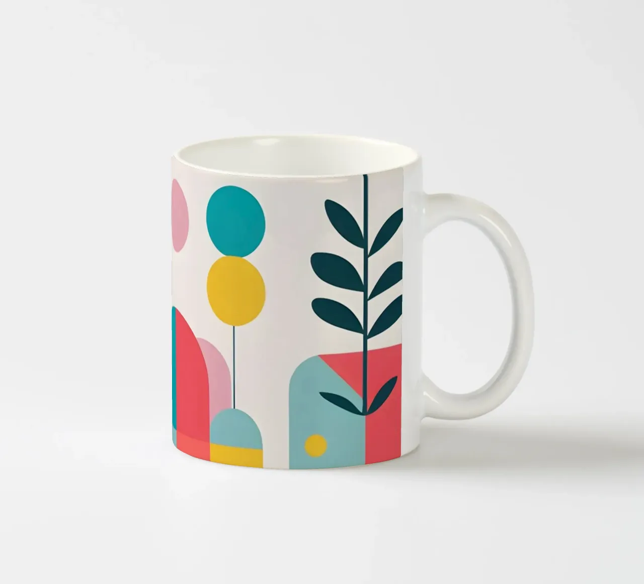 pop art e piante tazza in ceramica da Botanical Gallery