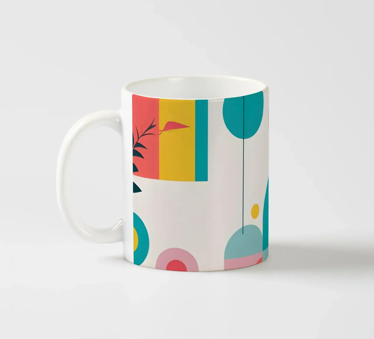 pop art e piante tazza in ceramica da Botanical Gallery