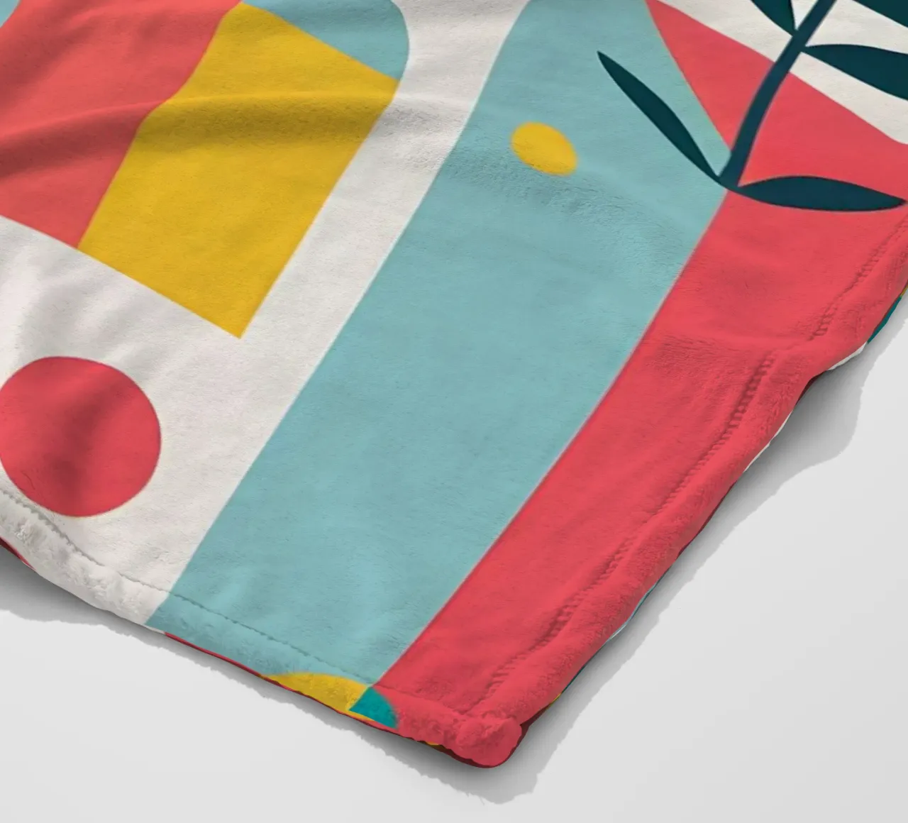 pop art e piante coperta in pile da Botanical Gallery