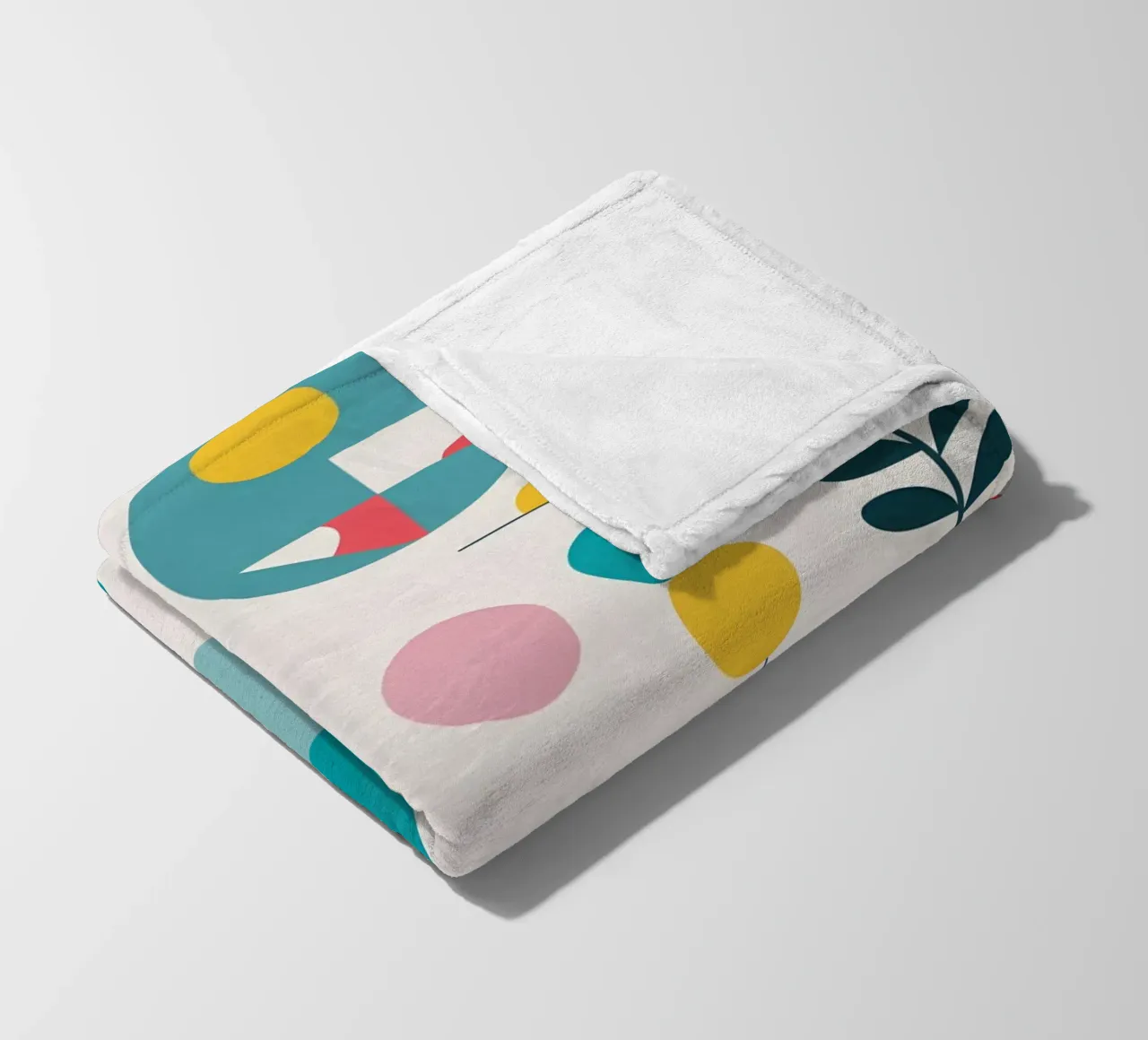 pop art e piante coperta in pile da Botanical Gallery