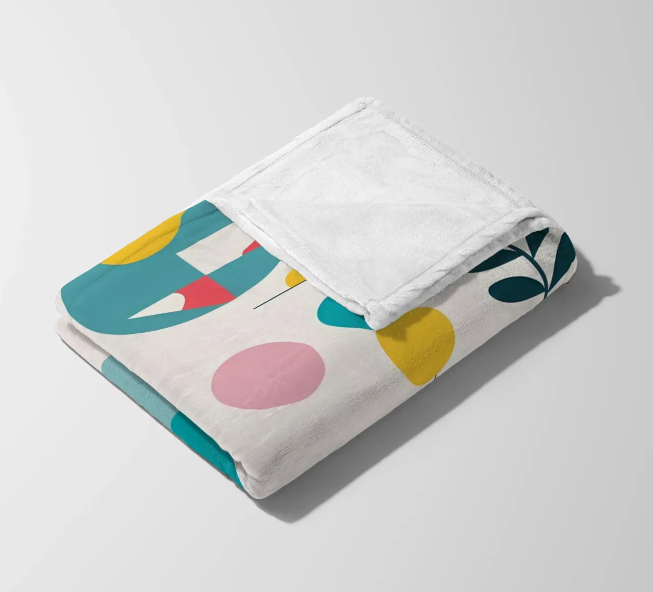 pop art e piante coperta in pile da Botanical Gallery