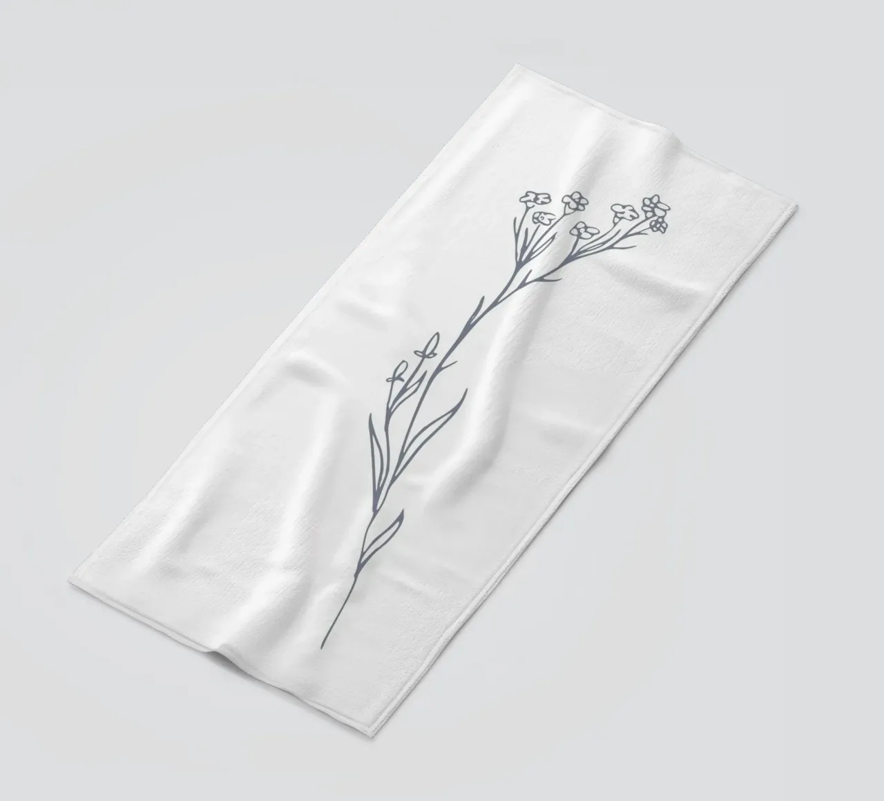 curve line flower telo mare da Monel