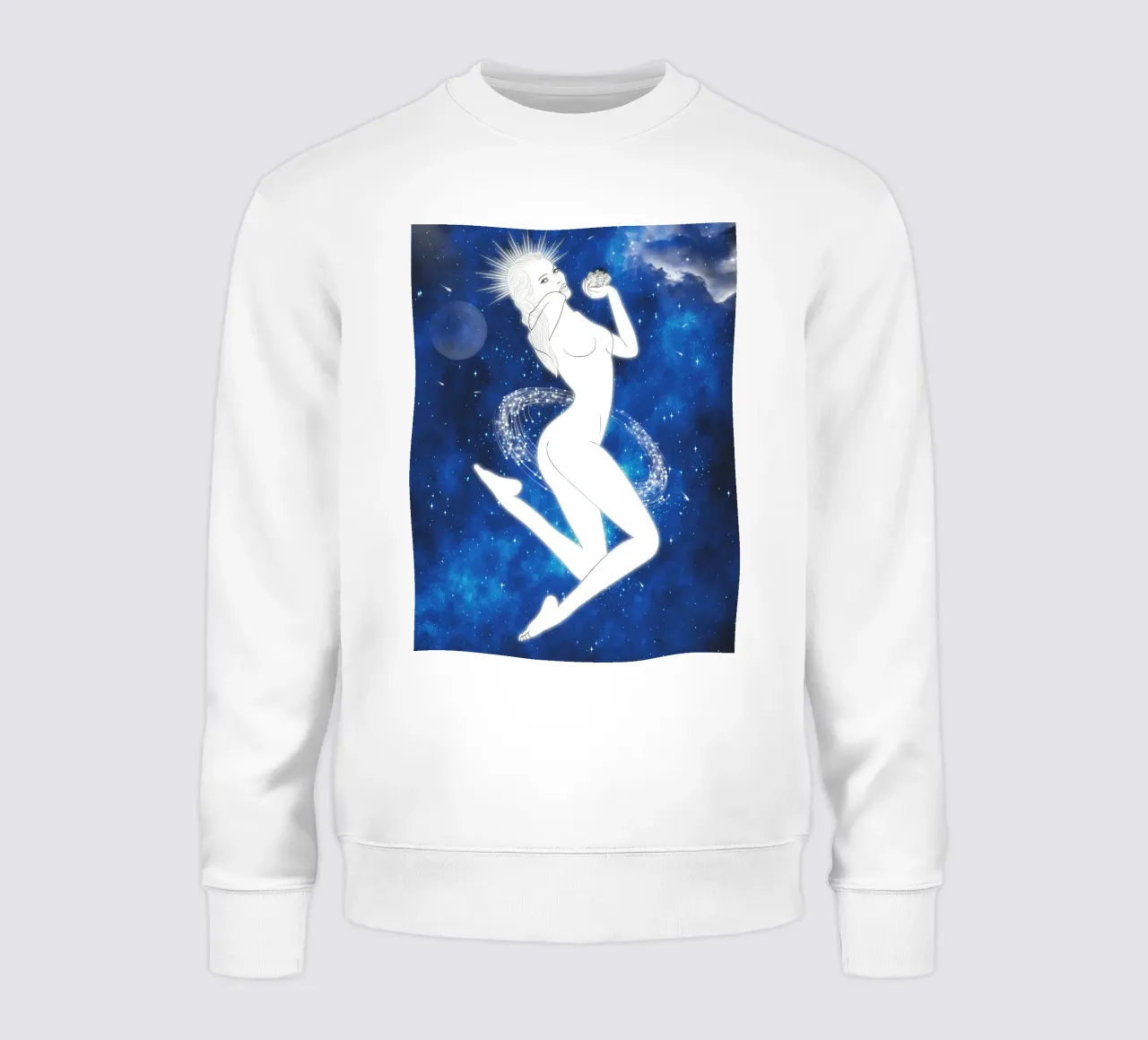 GALAXY GODDESS Sweatshirt von ARTOMATIC