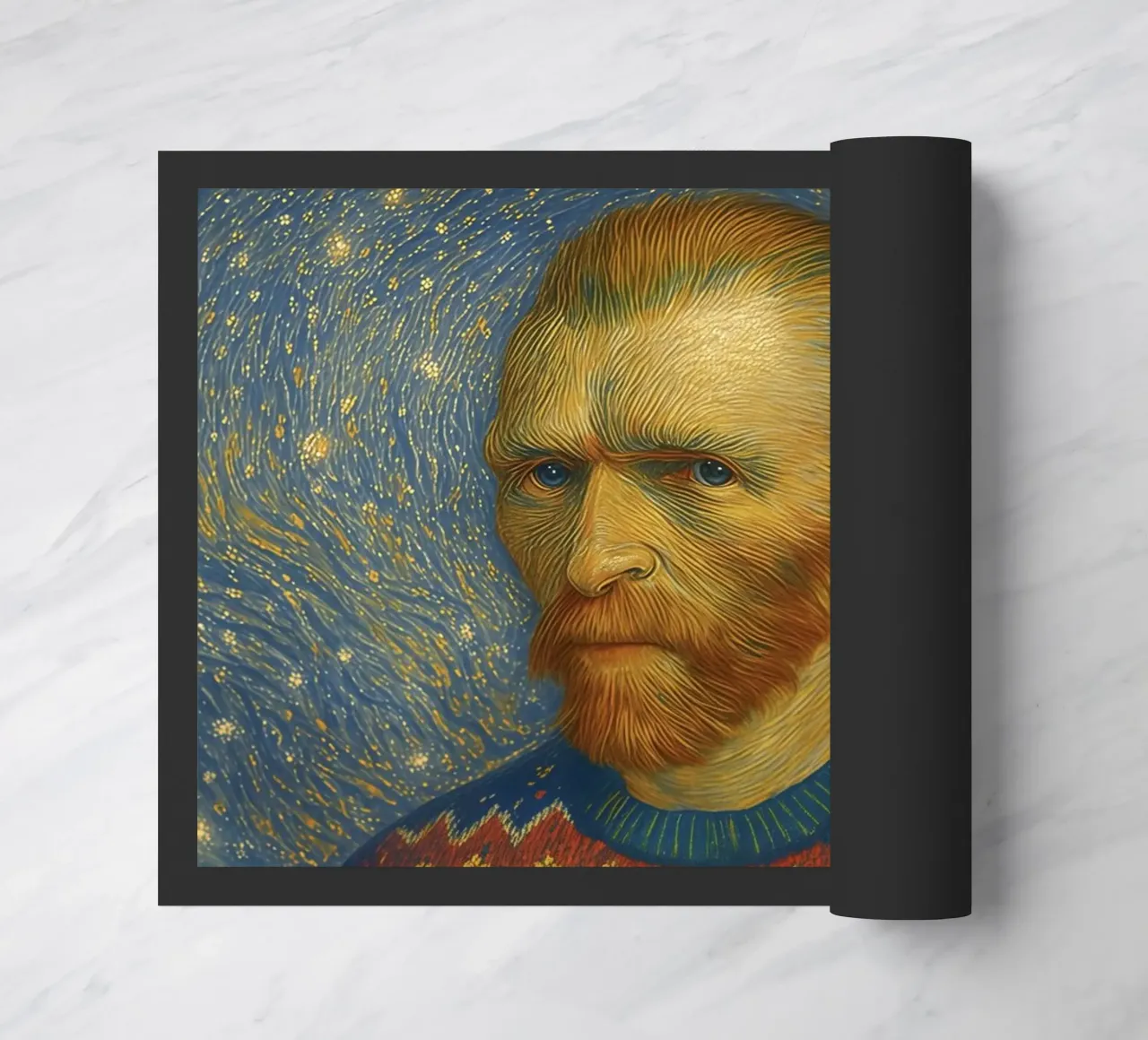VINCENT VAN GOGH IN MAGLIONE NATALIZIO zerbino da ARTOMATIC
