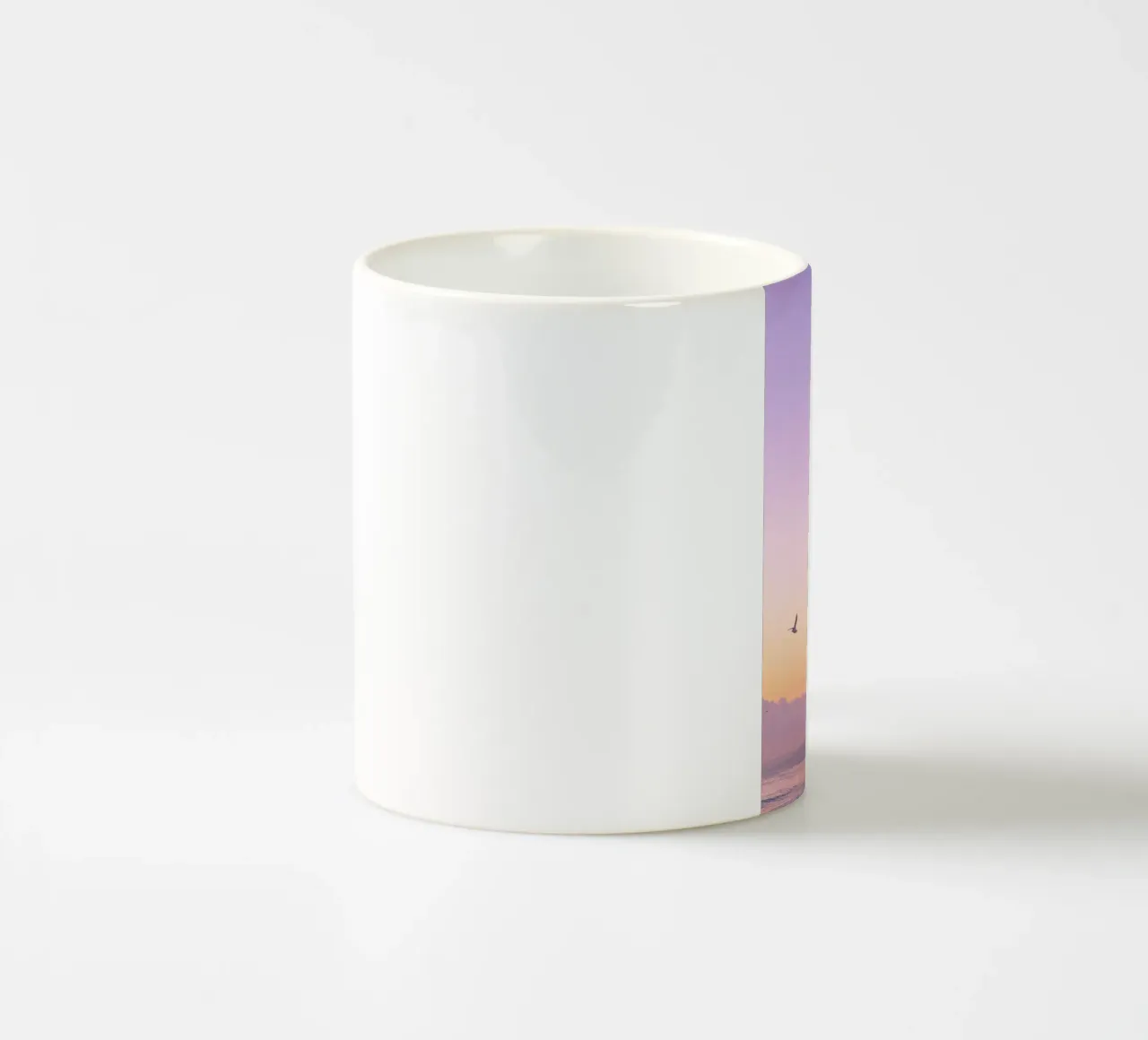 bird on the gradient sky tazza in ceramica da rooka
