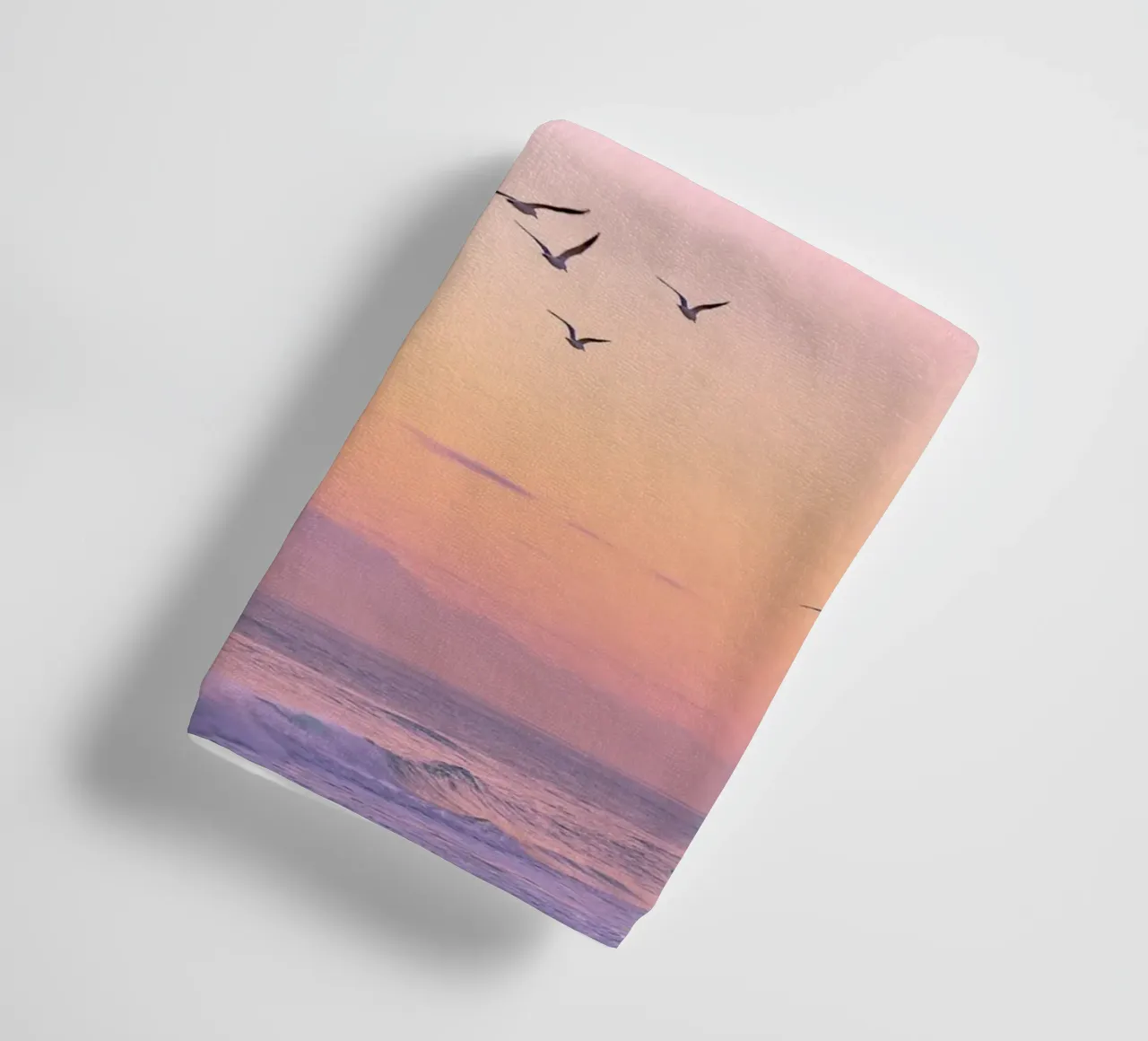 bird on the gradient sky asciugamano da bagno da rooka