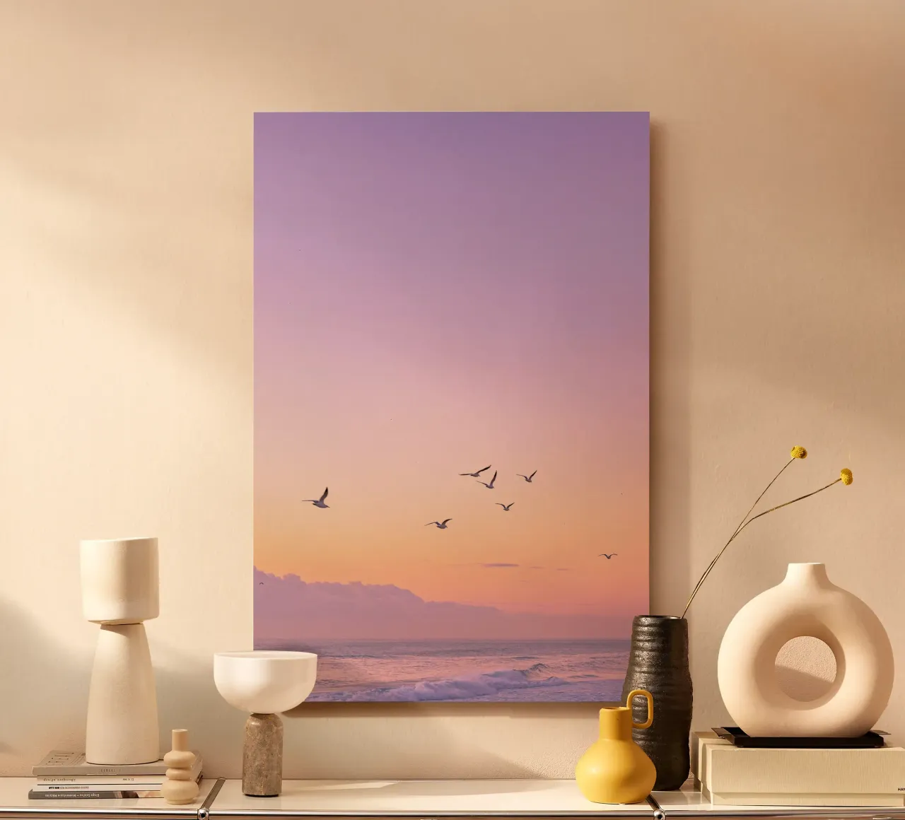 bird on the gradient sky alluminio dibond da rooka