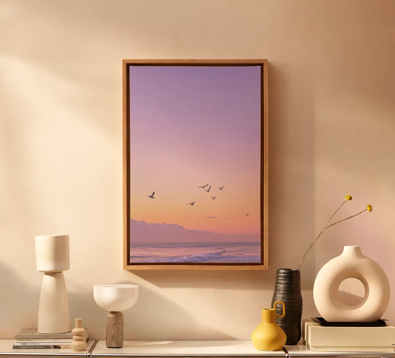 bird on the gradient sky tela da rooka