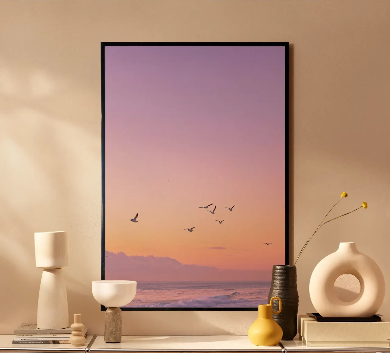 bird on the gradient sky carta hahnemühle da rooka