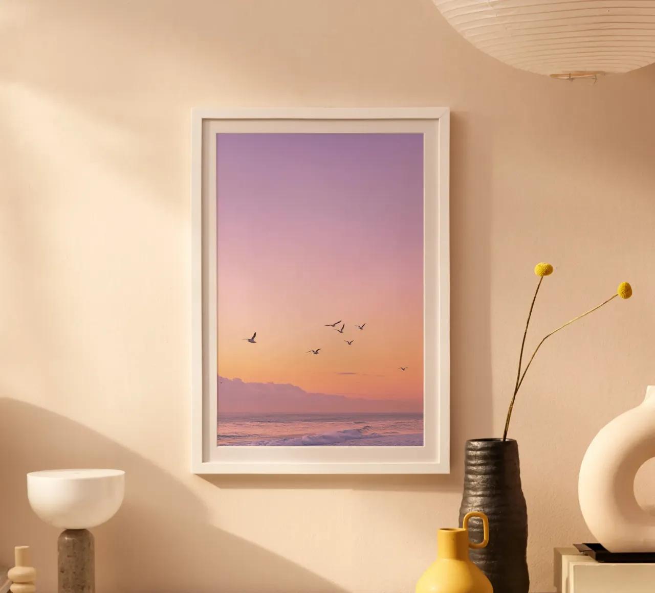 bird on the gradient sky carta hahnemühle da rooka