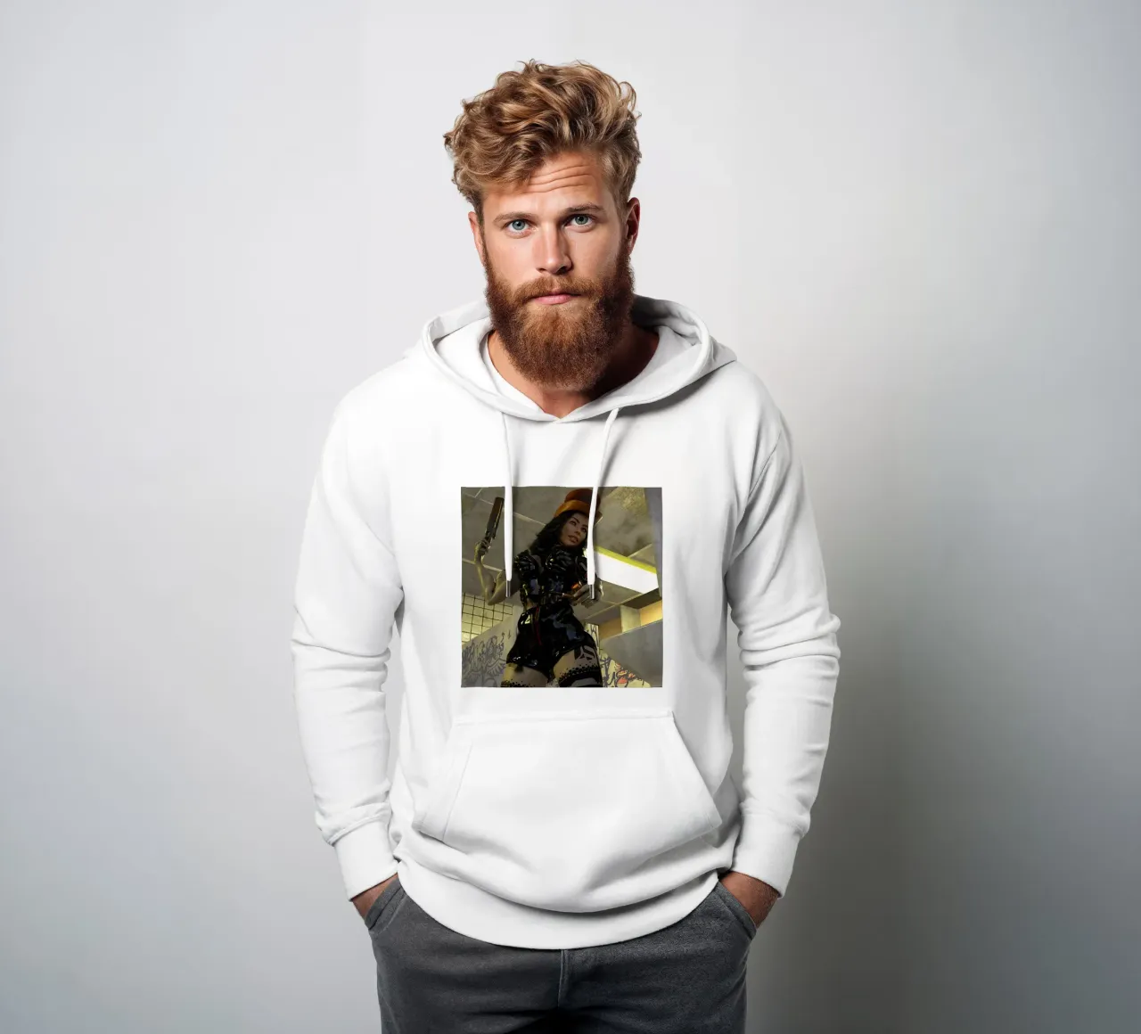 Gal Capone Bastone felpa con cappuccio da the-witcher