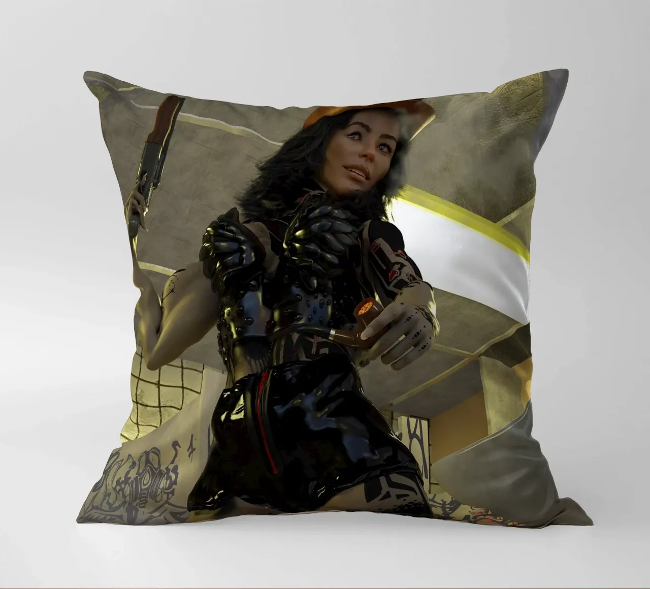 Gal Capone Bastone cuscino da the-witcher