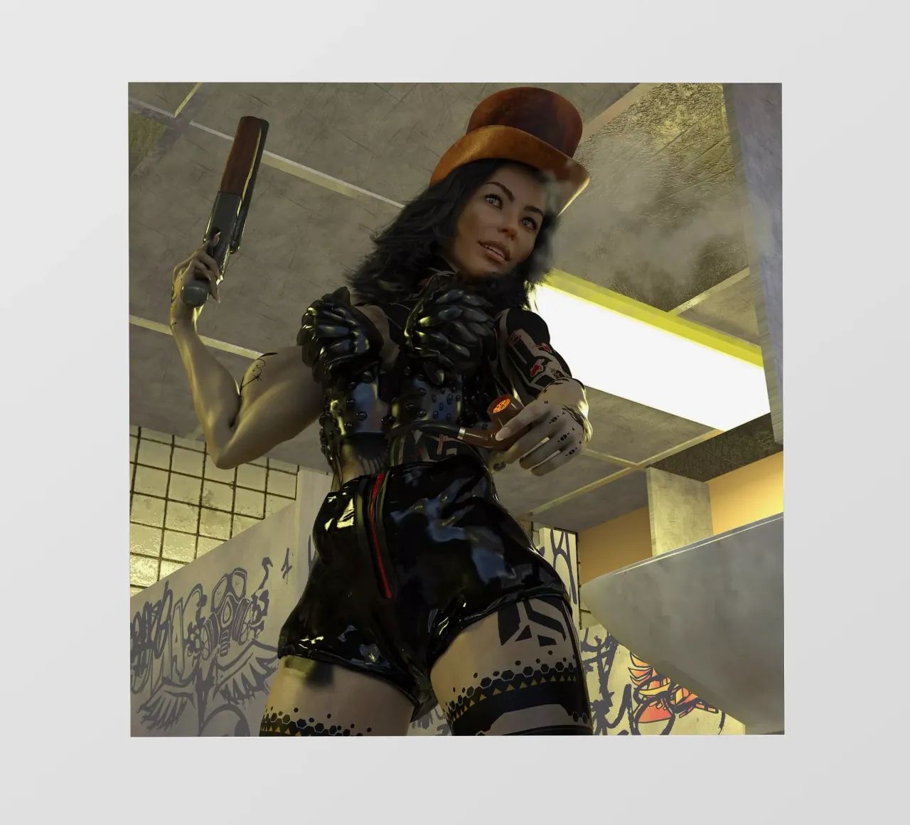 Gal Capone Bastone pellicola backlit da the-witcher