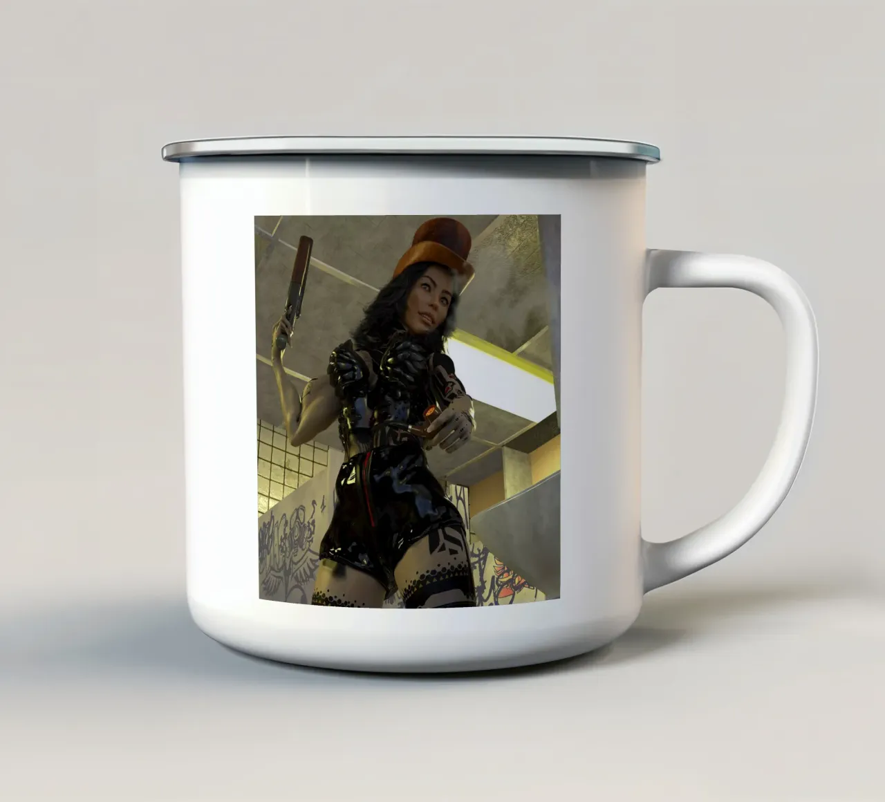 Gal Capone Bastone tazza in smalto da the-witcher