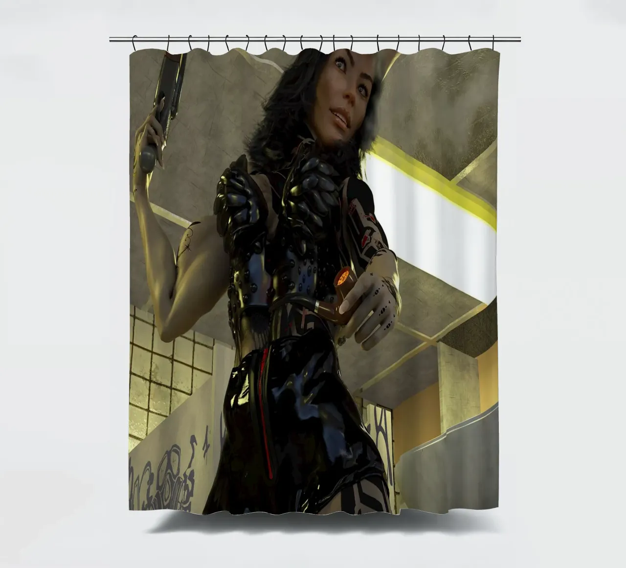 Gal Capone Bastone tenda da doccia da the-witcher
