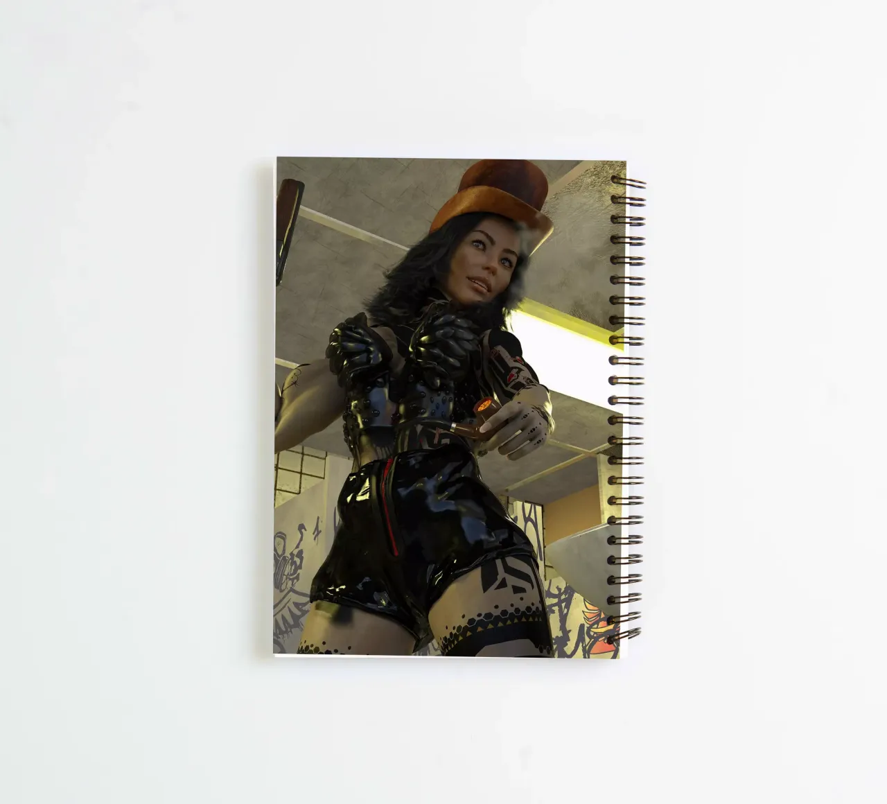 Gal Capone Stick spiral notebook by the-witcher