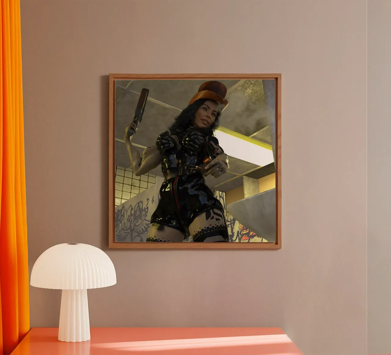 Gal Capone Bastone alluminio dibond da the-witcher