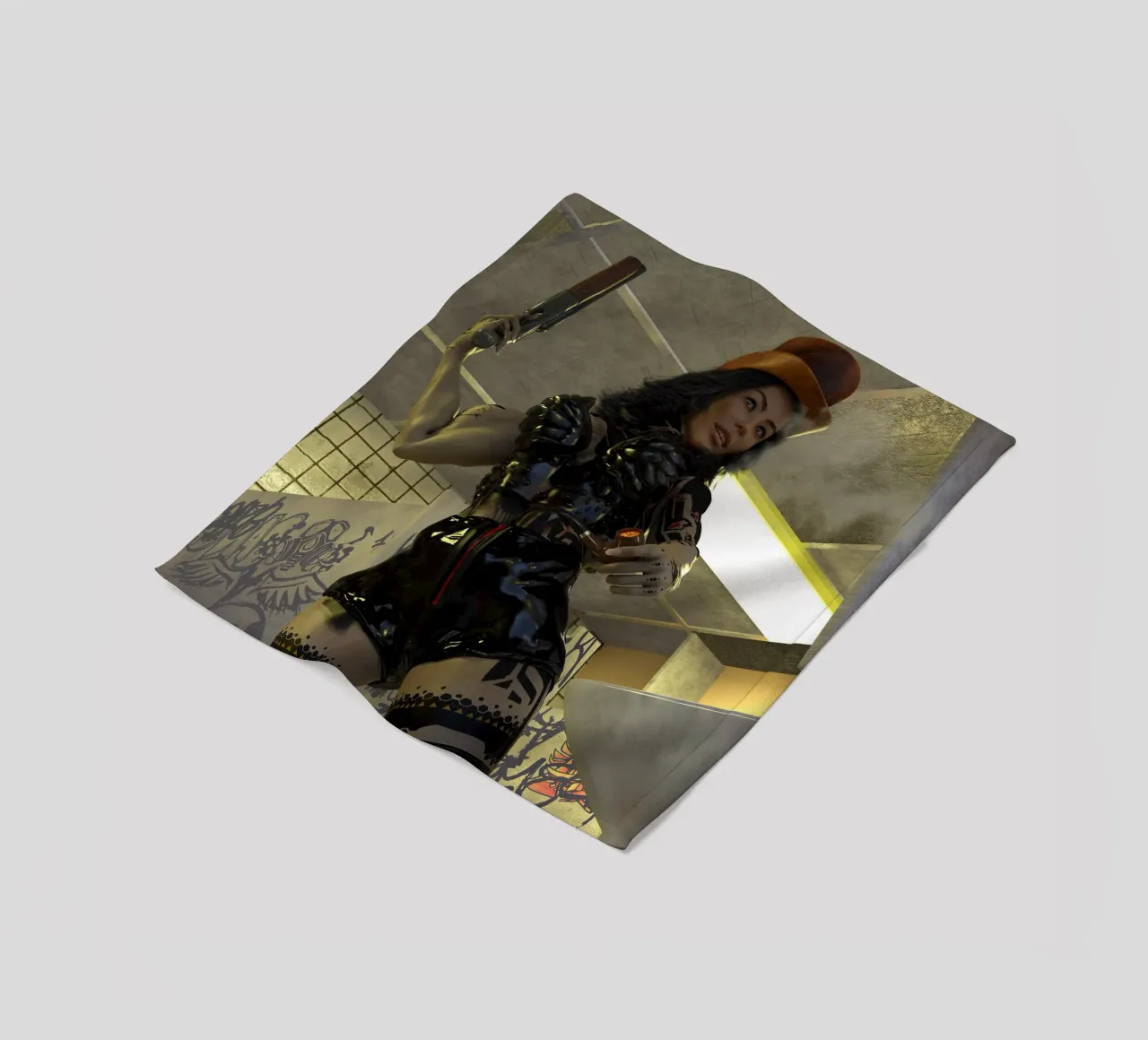 Gal Capone Bastone coperta in pile da the-witcher