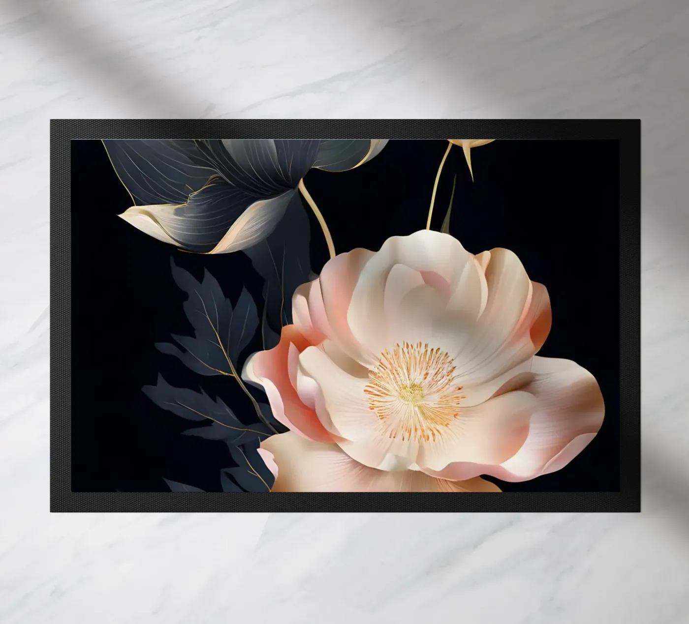Peony Elegance doormat by Artistic-shop