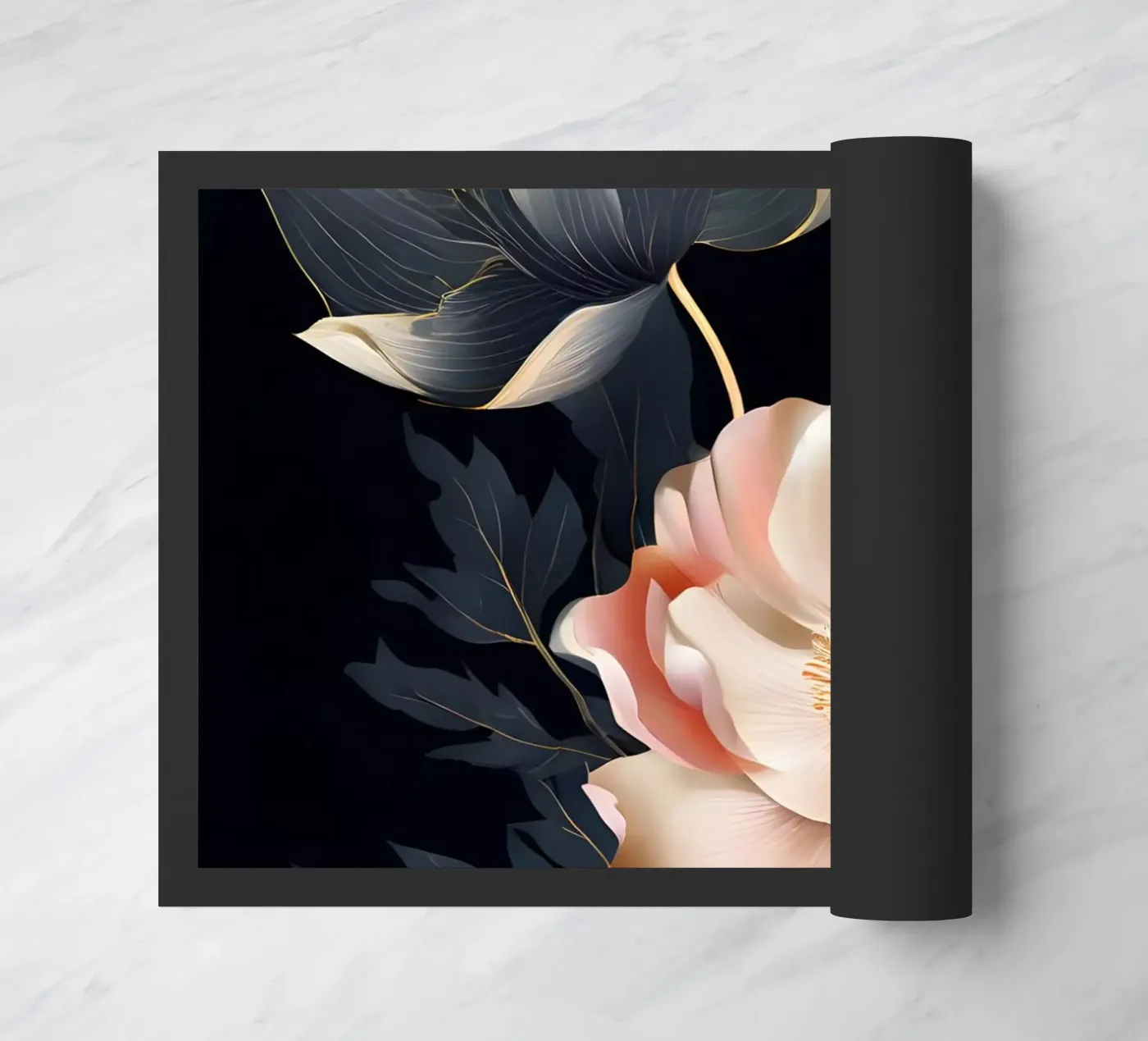 Peony Elegance doormat by Artistic-shop