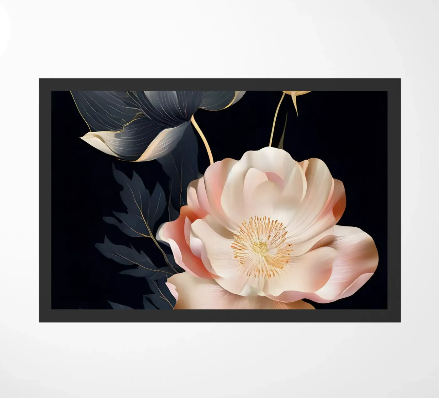 Peony Elegance doormat by Artistic-shop
