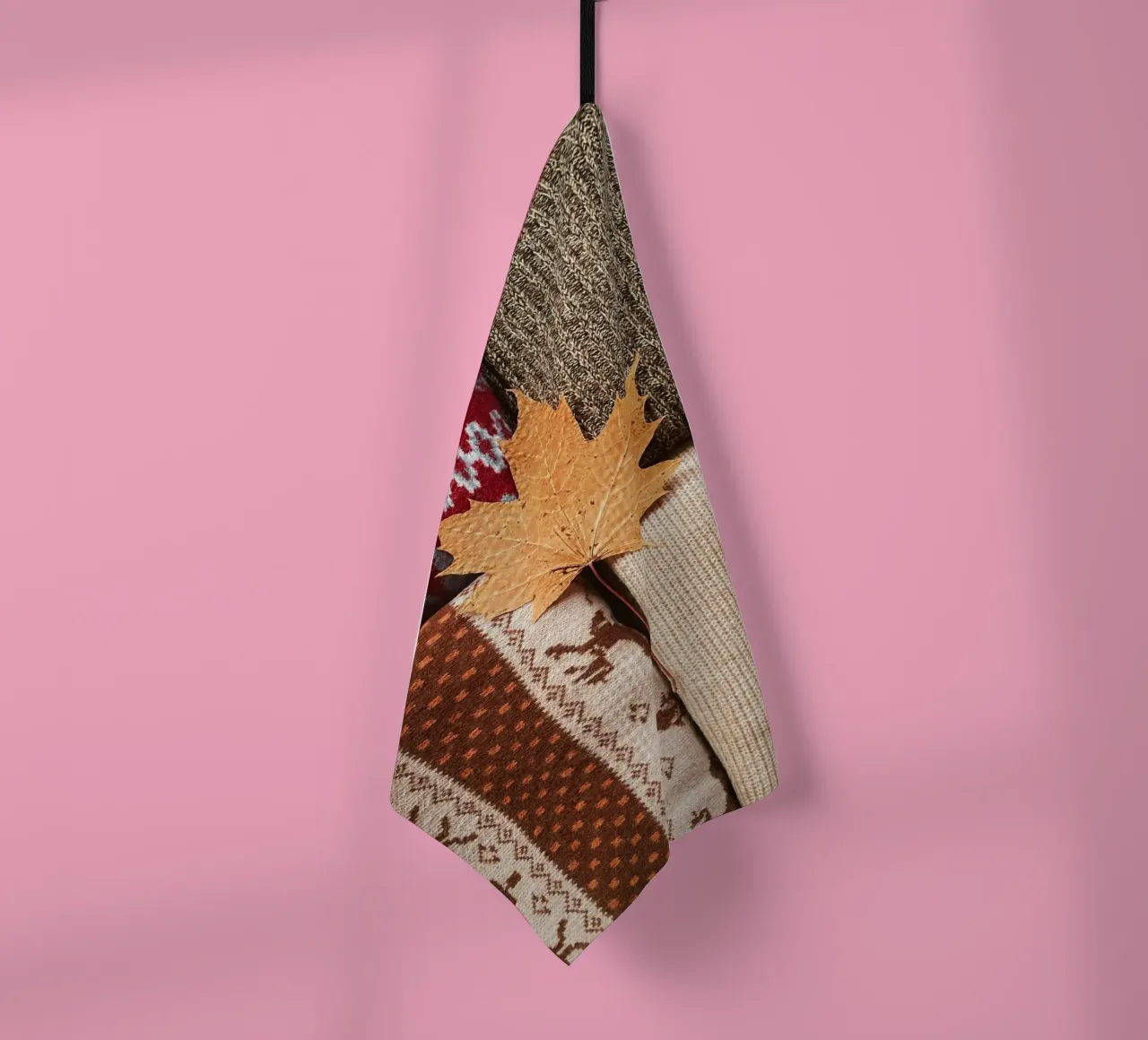 leaf on the color canovaccio da cucina da rooka