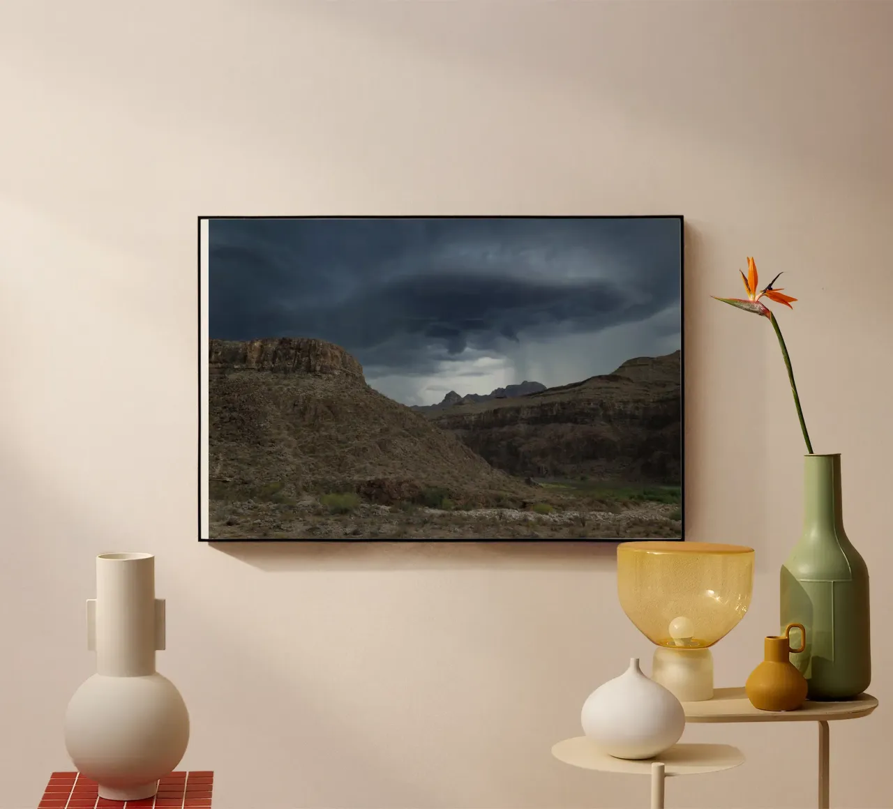 tornado in montagna plexiglass da Earthly Visions
