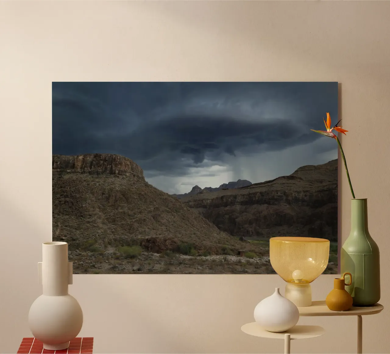 tornado in montagna plexiglass da Earthly Visions