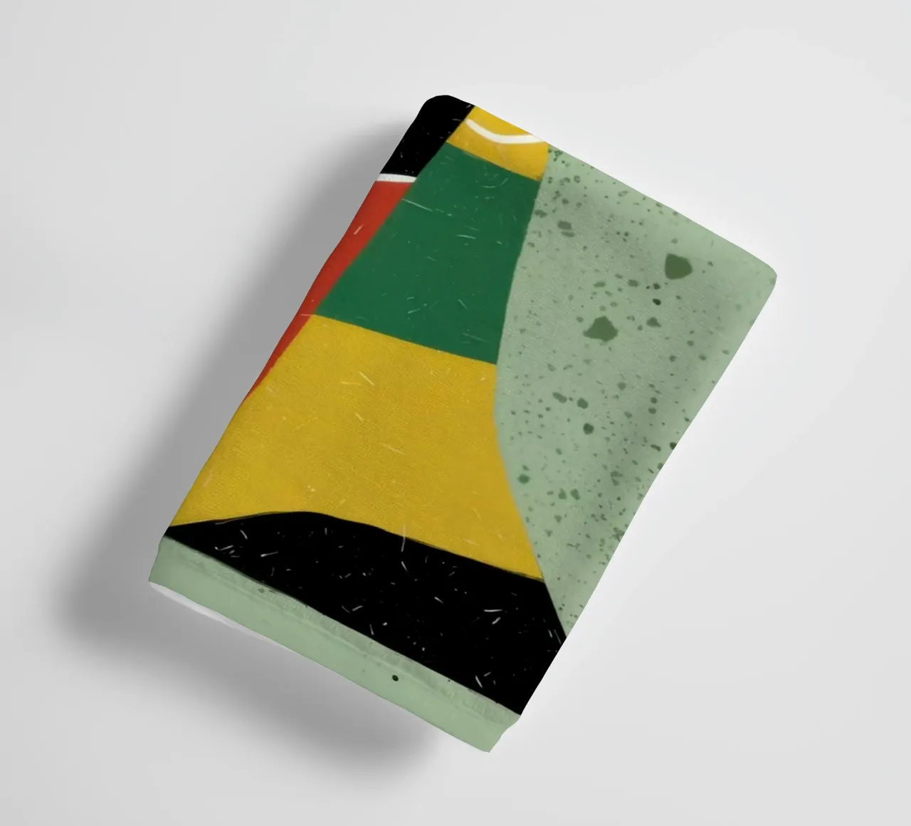Emerald Echoed Gaze towel by Katarsis Mann