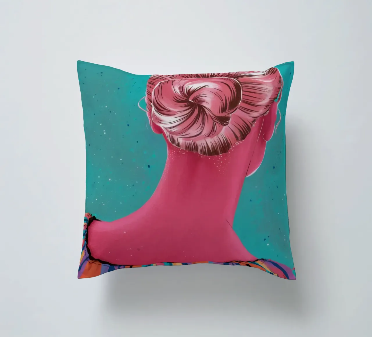 Roseate Updo Reverie cuscino da Katarsis Mann